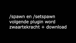 Minecraft setspawn plugin [upl. by Anyale]