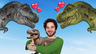 AMOR ENTRE TIRANOSSAURO REX NO ARK [upl. by Ahsir631]