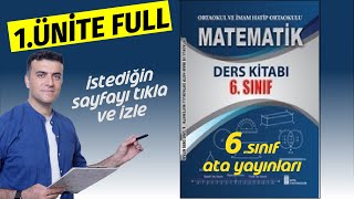 6sınıf Matematik Ata Yayınları Ders Kitabı 1ünite Full çözümleri Sayfa 15 17 22 25 29 38 44 50 54 [upl. by Corotto386]