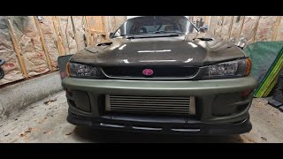 Cheap Carbon Fiber Hood RestoreSubaru GC8 STI [upl. by Grae173]