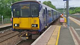 Trains at Anniesland 25624 [upl. by Leemaj]