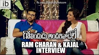 Ram Charan amp Kajal Agarwal interview about GAV  idlebraincom [upl. by Papotto]