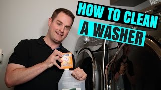 HOW TO CLEAN YOUR WASHING MACHINE  QUICK amp EASY [upl. by Lrig685]