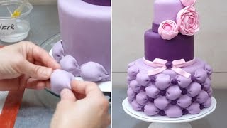 How To Make Billowing Pillows for a Wedding Cake by Cakes StepbyStep [upl. by Rap]