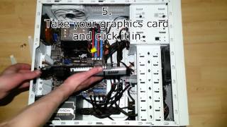 How to install Radeon HD 7850 Graphics card [upl. by Ilaw]