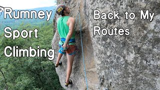 Rumney NH Rock Climbing  Going Back to My Routes [upl. by Susie]