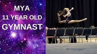 Mya 11 year old gymnast Level 10 [upl. by Adnertal]