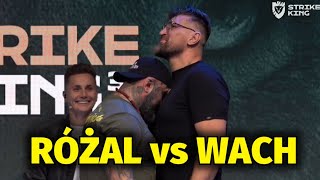 RÓŻAL vs WACH NIETYPOWY FACETOFACE PRZED WALKĄ [upl. by Hayidan]