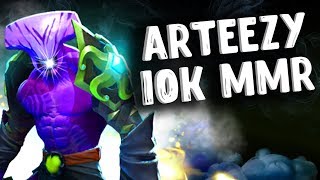 10К ММР ВОИД АРТИЗИ ДОТА 2  ARTEEZY FACELESS VOID 10K MMR DOTA 2 [upl. by Mij]