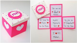 😍 Surprise 😍 Mothers Day Gift Box Making • Cute mothers day gift idea 2023 • paper gift for mother [upl. by Jonathan950]