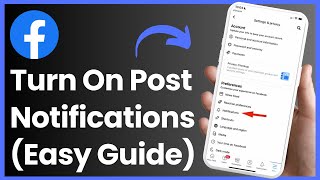 How to Get Notifications When Someone Posts On Facebook Mobile [upl. by Rotceh]