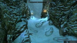 ELDER SCROLLS 5 SKYRIM RETRIEVE THE RUEFUL AXE WITH BARBAS [upl. by Warring701]