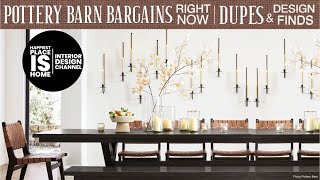 Pottery Barn Bargains amp Pottery Barn Dupes  Design Finds [upl. by Amliv]