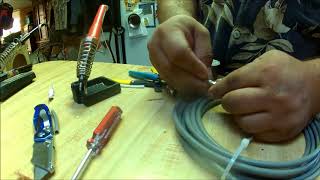 DIY How To Solder A PL259 Connector To 50 Ohm Coaxial Cable [upl. by Sierra]