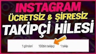 İnstagram Bedava Şifresiz Takipçi Arttırma Sitesi 2024 [upl. by Allimac]