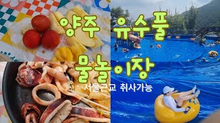 취사가능 서울근교 유수풀 물놀이장 🩵 양주 유수풀 물놀이장 대중교통으로 뚜벅뚜벅 장흥자연휴양림 [upl. by Rossner]