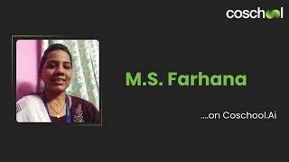 MS Farhana shares her opinion on Coschoolai [upl. by Yannodrahc228]