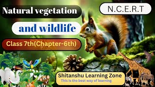 Natural vegetation and wildlife  class 7  chapter  6th Ncert geography shitanshu learning zone [upl. by Otti284]