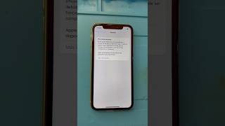 Eliminar mensaje de pantalla pieza desconocida iPhone 11 shortvideo shorts [upl. by Seleta]