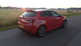 2016 Giulietta Veloce 1750 mid silencer delete sound [upl. by Chaiken]