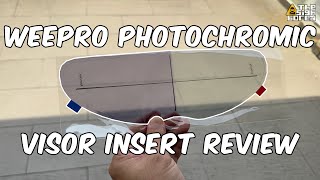 WeePro Photochromic Visor Insert Review [upl. by Paco502]