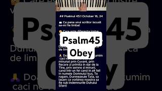 ps45 short obey improvisation C 1456 [upl. by Jannelle]