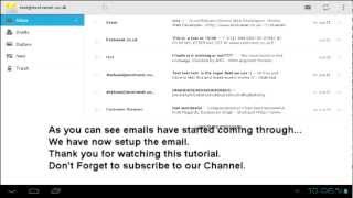 How to setup Pop3 email account on an Android device by Web design Birmingham [upl. by Michelina]