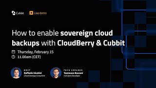 Demo How to enable sovereign cloud backups with CloudBerry amp Cubbit [upl. by Kai]