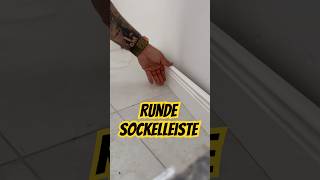 Sockelleiste an einer Rundung montieren shorts diy [upl. by Huei748]