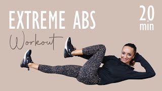 20 MIN EXTREME ABS WORKOUT  Hol dir deinen Sixpack  no equipment  Katja Seifried [upl. by Sigismondo]