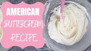 How to Make the Best American Buttercream  CHELSWEETS [upl. by Bratton190]