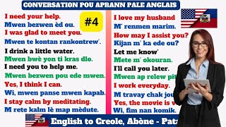 CONVERSATION 4 POU APRANN PALE ANGLAIS  KOU ANGLAIS ONLINE  APRANN PALE ANGLÈ [upl. by Cressida773]