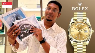 Rolex watch Starting Price 600000  How to buy a Rolex watch in Tamil  Singapore Vlogs [upl. by Ronile]