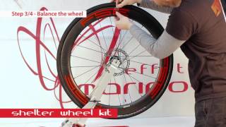 Set up your new wheels with Effetto Mariposa balance the wheel and add sealant [upl. by Roskes]