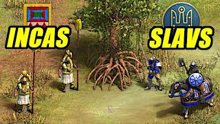 Incas VS Slavs  Age of Empires 2 Battles [upl. by Draillih613]