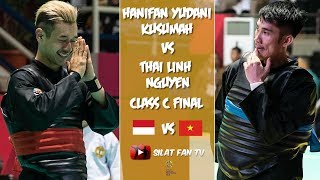 HIGHLIGHTS  HANIFAN YUDANI KUSUMAH VS THAI LINH NGUYEN  PENCAK SILAT FINALS [upl. by Rehpotisrhc]