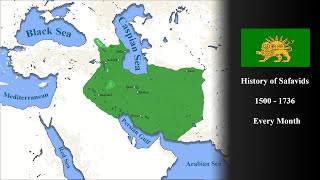 History of Safavid Empire 1500  1736  Every Month [upl. by Marietta]