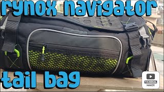 Rynox Navigator Tail Bag 50L  unboxing and overview [upl. by Duquette]