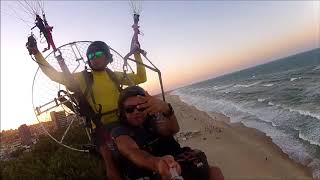 Teste parapente Dudek Nucleon Cabrio 42 com vento de 30 a 33 km  wwwfortalezavoolivrecombr [upl. by Eletnahs]