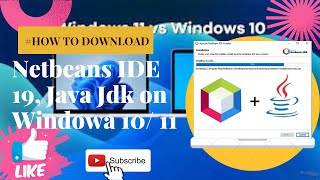 How to Download and Install the NetBeans IDE and Java JDK on Windows 10  11 [upl. by Norac]