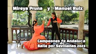 Mireya Pruna y Manuel Ruiz  Campeones de Andalucía de baile por Sevillanas 2023 [upl. by Yht185]