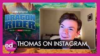 Thomas BrodieSangster On New Series quotGodlessquot [upl. by Nivrac]