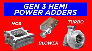 HOW TO MAKE BIG GEN 3 HEMI POWER CHEAP NITROUS BIG BLOWER OR JUNKYARD 57L TURBO 1000HP COMBOS [upl. by Klatt391]