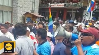 Suspenden paro indefenido en distrito Machu Picchu│RPP [upl. by Yeca]