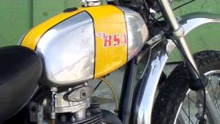 BSA B50mx walk around [upl. by Ailliw649]