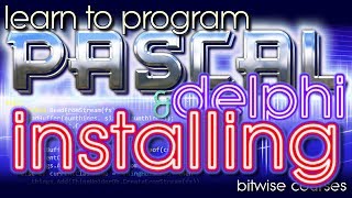 Download and Install Lazarus and Free Pascal or Delphi  learn to program with Pascal [upl. by Buyer798]