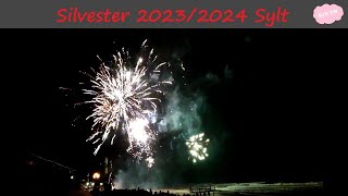 Silvester 2023  2024 Westerland Sylt Strand [upl. by Parrisch]