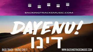 BACKING TRACKS quotDayenuquot PASSOVER [upl. by Hsejar]