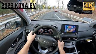 2023 Hyundai Kona Electric POV Drive  Better Than Tesla Model Y [upl. by Aivekahs]