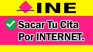 Como Sacar CITA en el INE por INTERNET Cualquier TRAMITE Renovacion Extravio Cambio domicilio [upl. by Plantagenet]